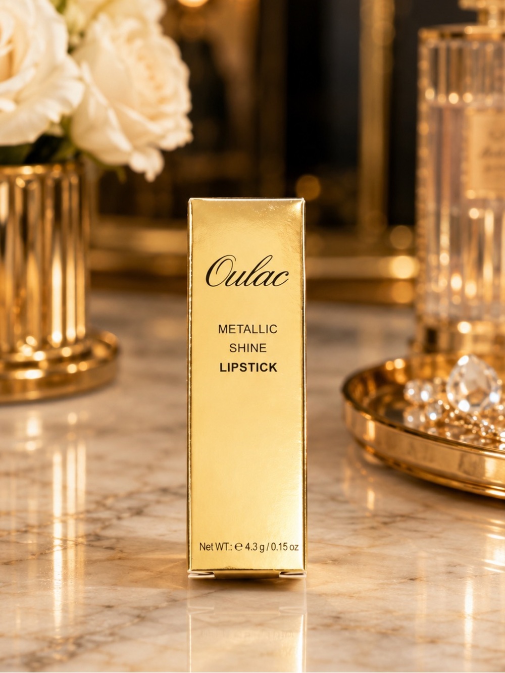 Oulac Metallic Shine Lipstick